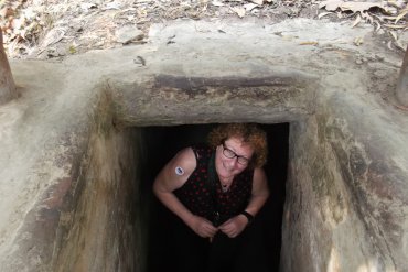 Vietcong Tunnels During Vietnam War